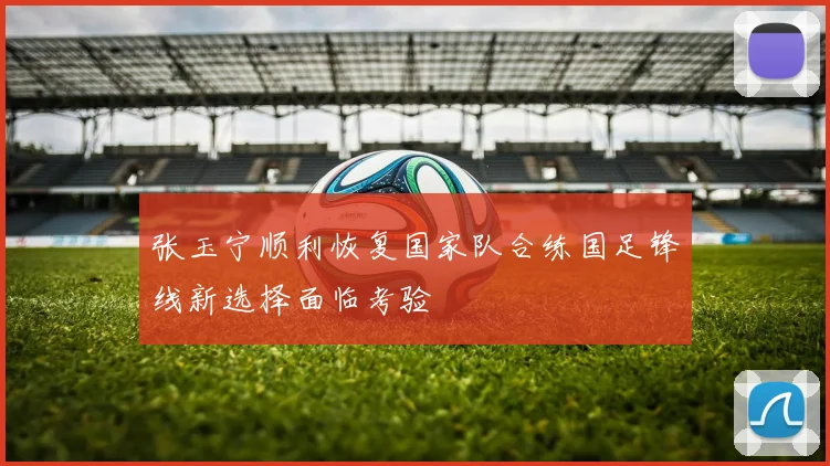 张玉宁顺利恢复国家队合练国足锋线新选择面临考验